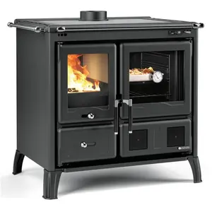 Comparateur de prix : Cuisinière à Bois Traditionnelle La Nordica 7015460 Gardenia 5.0 Noir
