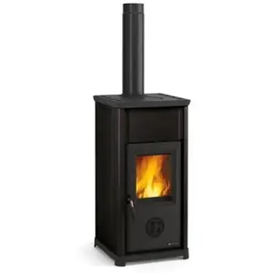 La Nordica - Poêle à bois Tea 5.0 7 kW Noir pas cher