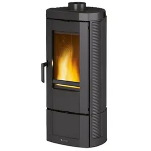 Comparateur de prix : Poêle à bois fonte 6.6kw noir antracite Nordica Extraflame CANDYLEAN