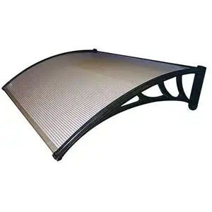 SAN GIORGI Abri exte'rieur en polycarbonate transparent avec supports en plastique cm100x150 pas cher