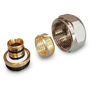 Best Solar No Brand - Adaptateur eurocône nickelé pour collecteurs avec raccords 3/4' - Tube multicouche diamètre 16 épaisseur 2,0