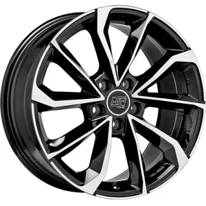 Jante Alu Msw 42 8x18 5x112 Et48 Noir Brillant pas cher