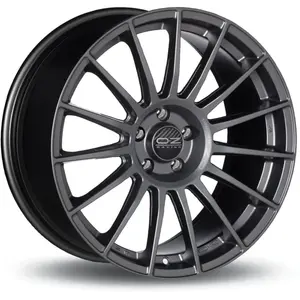 Jante Alu Oz Superturismo Lm 17 Pouces - 7.5x17 4x108 Et20 Gris Mat Le... pas cher
