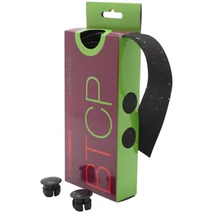 Ruban de guidon bikeribbon cork plus noir avec liege pas cher