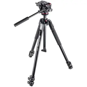 Comparateur de prix : Manfrotto MK190X3-2W trépied Caméras numériques 3 pieds Noir