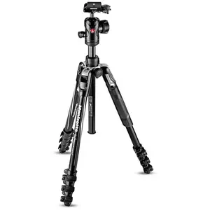 Comparateur de prix : Manfrotto MKBFRLA4BK-BH trépied 3 pieds Noir, Argent