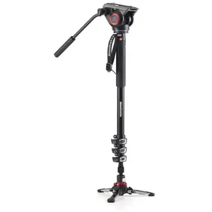 Monopode Vidéo MANFROTTO MVMXPRO500 avec rotule vidéo MVH500AH - Noir pas cher
