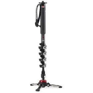 Manfrotto Monopode Vidéo Xpro, Base FLUIDTECH, 5 sections, Carbone pas cher