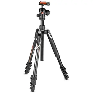 Comparateur de prix : Manfrotto MKBFRLA-BH trépied Caméras numériques 3 pieds Noir, Argent