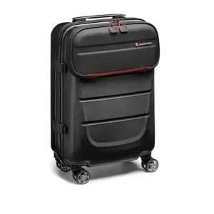 Comparateur de prix : Manfrotto Pro Light Reloader Spin-55 Valise sur roulette Noir, Rouge