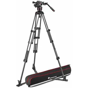 Comparateur de prix : Manfrotto kit trépied vidéo carbone MVK608TWINGC avec tête fluide 608