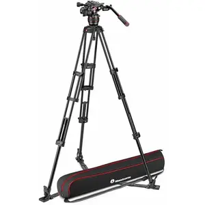 Manfrotto Nitrotech 608 & Trépied Twin-leg Alu Entretoise solVendu paramazon