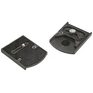 Comparateur de prix : Manfrotto Accessory Plate 1/4 + 3/8 F/410 trépied Noir - Neuf