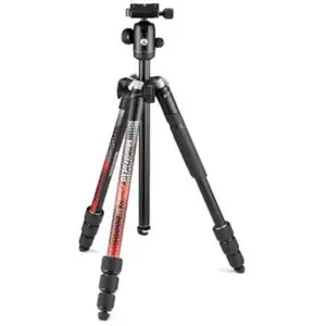 Comparateur de prix : Manfrotto Trépied MANFROTTO Element MII Aluminium Red 4 Sections BH