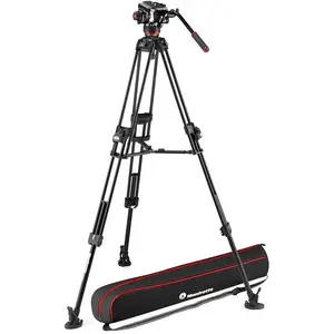 Comparateur de prix : Manfrotto MVK504XTWINFA kit trépied vidéo rapide avec tête fluide 504X