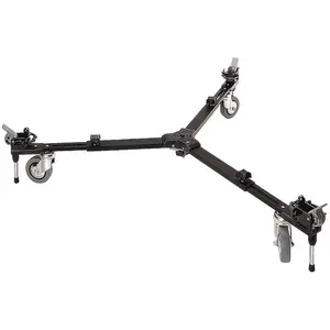 Manfrotto 127VS Variable Spread Basic Dolly trépied 3 pieds Noir pas cher