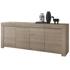 Comparateur de prix : BOBOCHIC Homemania Armoire multifonctionnelle Firenze - Blanc - 138,2 x 42 x 80,1 cm