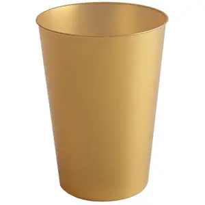 Comparateur de prix : Lot de 10 Gobelets plastique rigide 23cl, Or