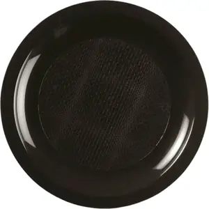 Assiette à desserts noire - 18.5cm - lot de 25