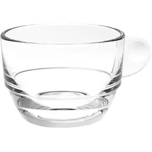 Tasse à Double Expresso Transparente 16,6cl - Lot de 6 pas cher
