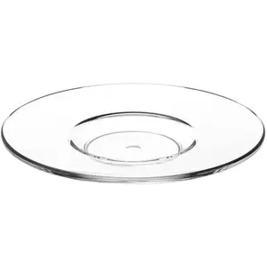 Sous-tasse à Café Transparente ø 10,5cm - Lot de 6 pas cher