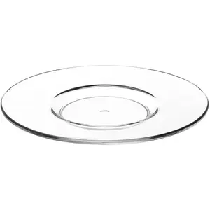 Sous-tasse à Double Expresso Transparente ø 13cm - Lot de 6 pas cher