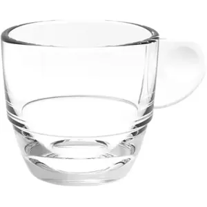 Tasse à Café Transparente 8cl - Lot de 6 pas cher