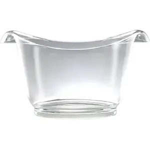 VASQUE À CHAMPAGNE TRANSPARENTE DESIGN pas cher