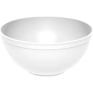 Saladier / Bol incassable PP minéral Blanc ø 20cm