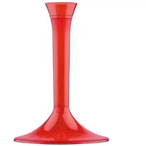 Comparateur de prix : 20 Pieds de verre/flûte - Rouge Transparent