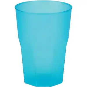 Verre à cocktail bleu turquoise 35cl (Lot de 20) pas cher