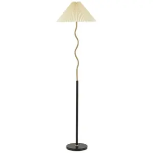 Comparateur de prix : Lampadaire en métal noir ø 46x172 cm