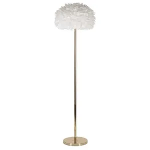 Comparateur de prix : LAMPADAIRE SLIM PLUMES BLANC CM d. 43X170