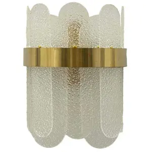 Mauro Ferretti Applique murale en verre 20 x 14 x 28 cm.Vendu parkaufland