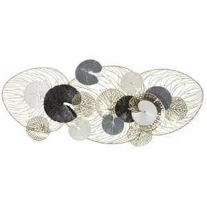 Mauro Ferretti - Décoration murale en fer luxy multicolore - 124.5x9.5x55 cm T.U pas cher