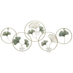 Bougeoir murale Mauro Ferretti Greenery 80x7,5x35,5 cm pas cher