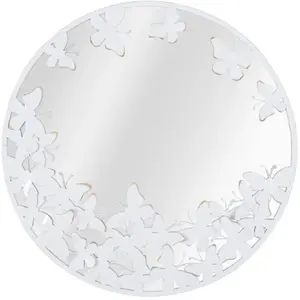 Miroir Mauro Ferretti Rotondo Blanc 62,5x2,3 cm 0660510000