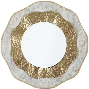 Miroir mural Mauro Ferretti Shai Dark Doré 54,5x4,5 cm 0660600000 pas cher