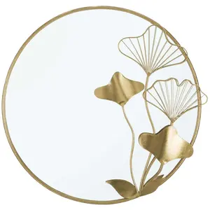 Comparateur de prix : MAURO FERRETTI Miroir avec fleurs en métal 75 x 3.5 x 72 cm