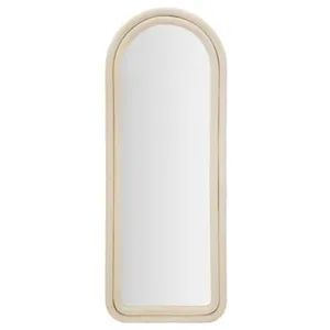 Comparateur de prix : Mauroferretti - Miroir mural ou sur pied en arc en velours 60x160cm Cloe