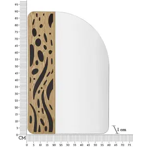 Comparateur de prix : Miroir en verre et mdf terry 60 x 1 x 90 cm