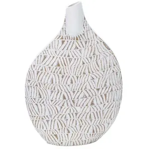 Comparateur de prix : MAURO FERRETTI Vase en polyrésine nairobi 30.5 x 11.5 x 46.5 cm
