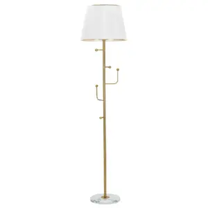 Comparateur de prix : Mauro Ferretti - Lampadaire doré/blanc - 52 35x35 35x22 35 cm T.U