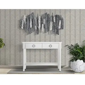 Comparateur de prix : MAURO FERRETTI Console - Brillant - Rectangulaire - Bois - 2 tiroirs - Style contemporain