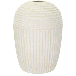 Vase en magnésium couleur crème ø 39x56 cm 0421550001