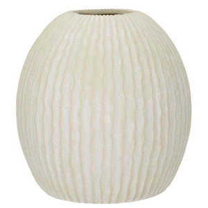 Comparateur de prix : Vase en magnésium couleur crème ø 36,5x38 cm 0421550002