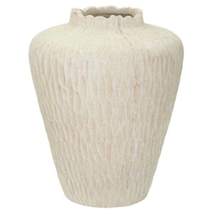 Comparateur de prix : Vase en magnésium couleur crème cm ø 32x40 0421570002