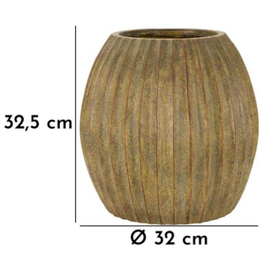 Comparateur de prix : Vase en magnésium, couleur vert sale, ø 32x32,5 cm 0421580002
