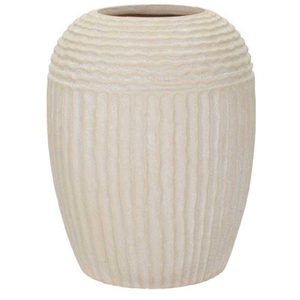 Vase en magnésium couleur crème ø 30x38,5 cm 0421560001
