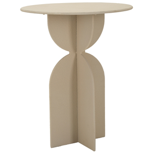 Table basse en métal crème cm ø 45x58 1429030000